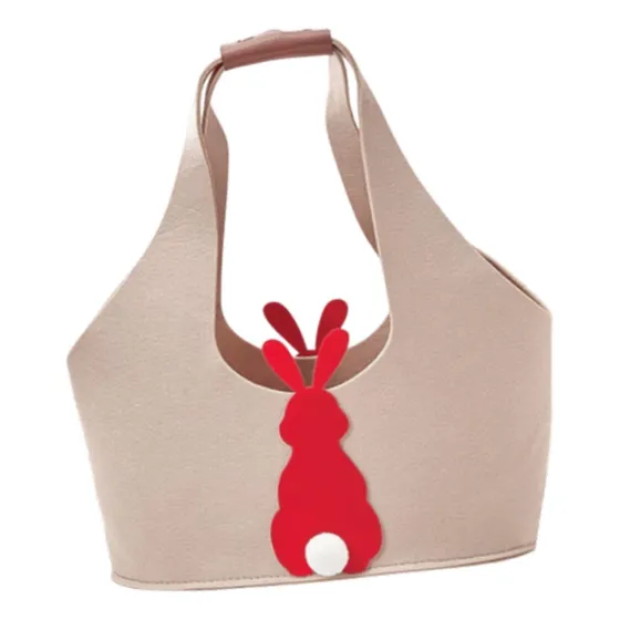 Bolsa De Pascua De Huevo Reutilizable Bolso De Huevo Caqui