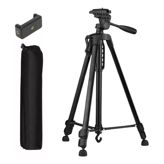 Tripode Fotografia 1.62 Metros Profesional Camaras Reflex Di Color Negro