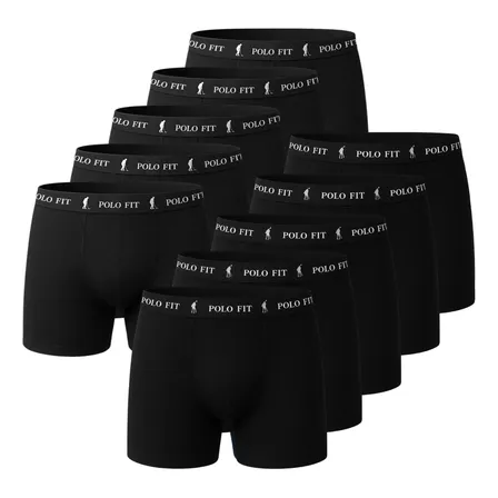 Kit 10 Cuecas Boxer Box Algodão Masculina Atacado Cotton