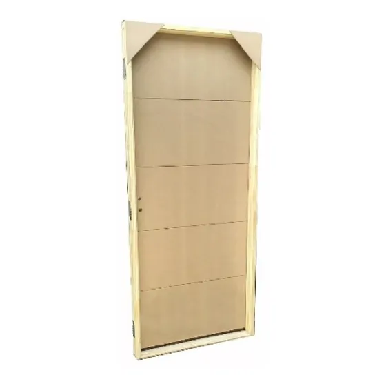 Puerta Placa Gromanti Americana 2006 Mdf 70-10 Marco Madera