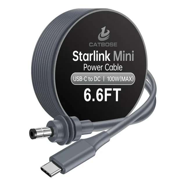 Cable Alimentación Starlink Mini Waterproof Usb C A Cc 100w