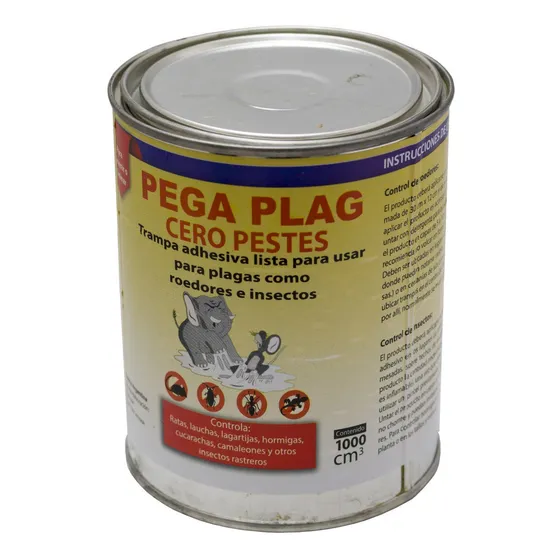 Pegamento Ratas. Roedores. Lata De Pegamento 1 Lts 100% Efec