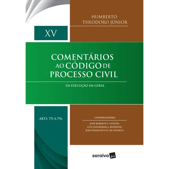 Comentários Ao Código De Processo Civil - 1ª Edição De, De Humberto Theodoro Júnior. Editora Saraiva (juridicos) - Grupo Somos Sets, Capa Mole Em Português