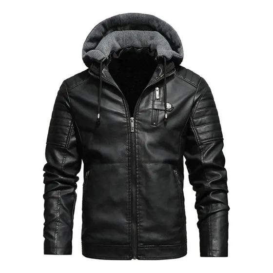 Calidad Chaqueta Hombre Cuero Sintetico Diseño Ropa
