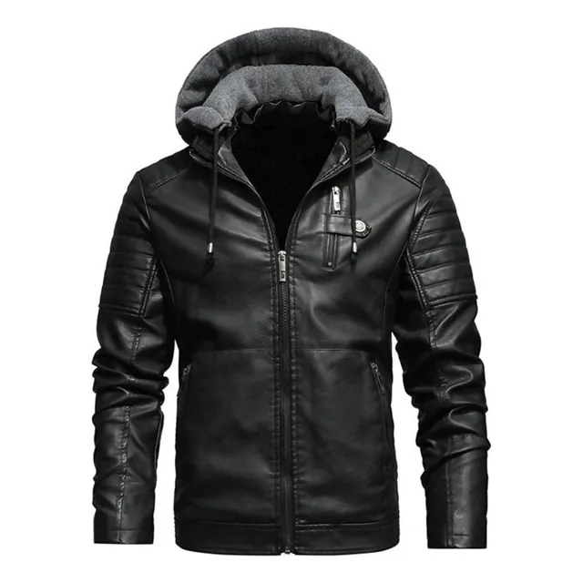 Calidad Chaqueta Hombre Cuero Sintetico Diseño Ropa