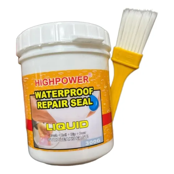 Sellador Tapagoteras Grietas Fugas Impermeable Líquido 300g Transparente