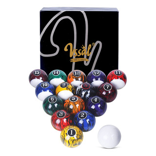 Juego De Bolas De Billar Vssal Marble, 5,7 Cm, 16 Unidades Juego De Bolas De Billar Vssal Marble, 5,7 Cm, 16 Unidades