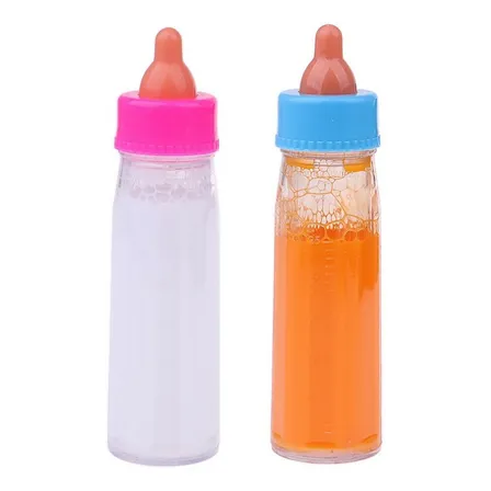Juguete Biberon Magico 2 En 1 Leche Desaparece Bibi Muñeca Color 2 en 1 (Rosa y Azul)