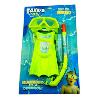 Set Buceo Completo Verano Antiparras Snorkel Patas Rana Sb Set Buceo Completo Verano Antiparras Snorkel Patas Rana Sb