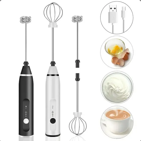 Mini Mixer Elétrico Portátil Casasonho Usb 3 Velocidades