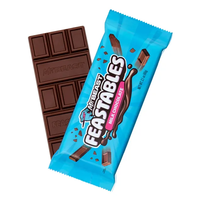 Mr. Beast Chocolate 1 Barra De Sabor Milk Chocolate