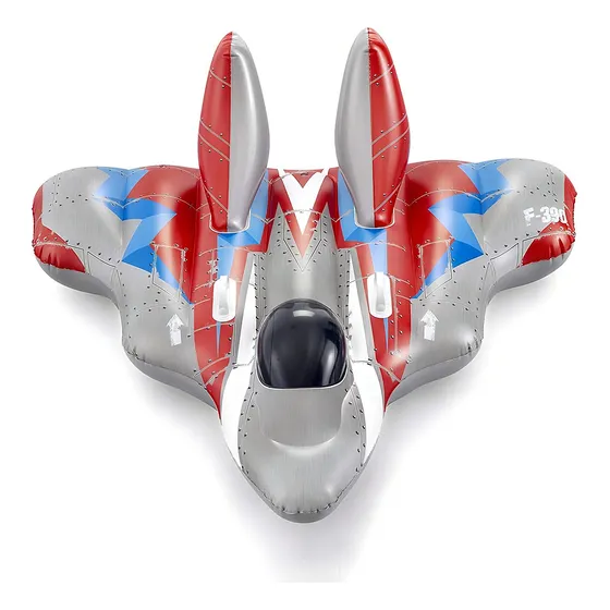 Colchoneta Inflable Pileta Nave Espacial Bestway 41443 Color Gris
