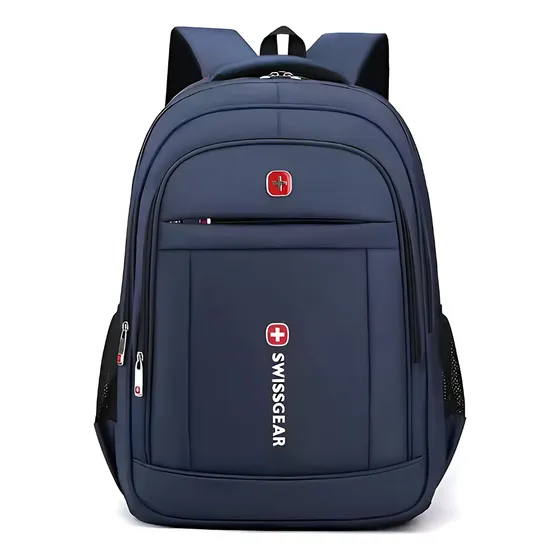 Bolso Morral Mochila Deportivo Swissgear Hombre Color Negro 