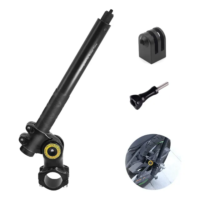 Mars Soporte Selfie Stick Moto Dock Insta 360 Gopro De 1,1 M