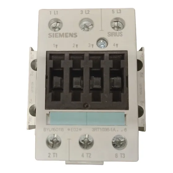 Contactor, Marca: Siemens, Modelo: 3rt1036-1an16 