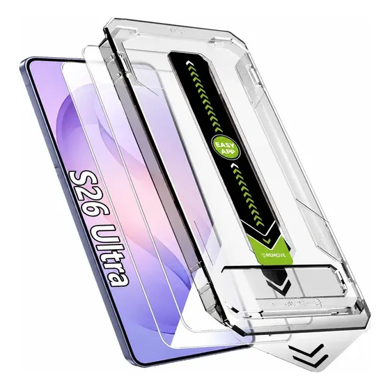 2 Película Vidro Para Samsung Galaxy S26 Ultra 5g +aplicador
