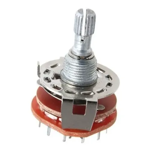 Micro Chave Botão ZX 8,5x8,5mm 6 Terminais Com Trava Cinza