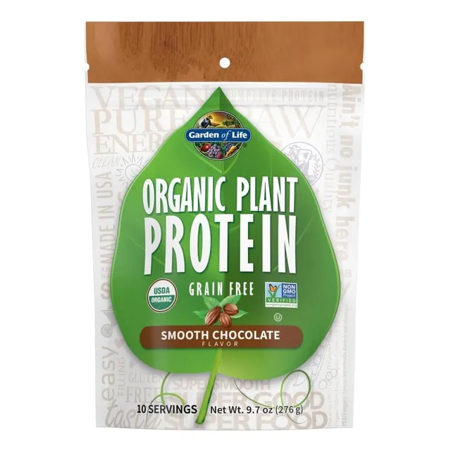 Proteína Vegetal Orgánica Garden Of Life 276 Gr Chocolate