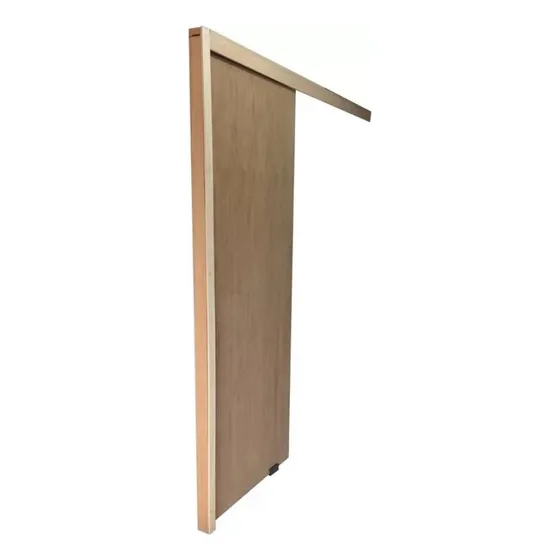 Kit Porta De Correr Madeira Eucalipto 2,00mt Com Porta 