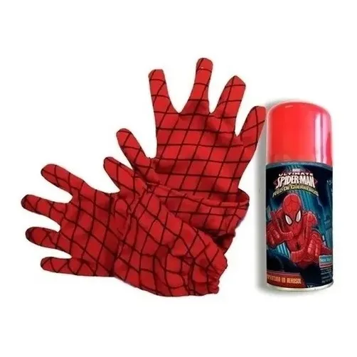 Super Guantes Spiderman Lanza Telarañas Accesorio Disfraz