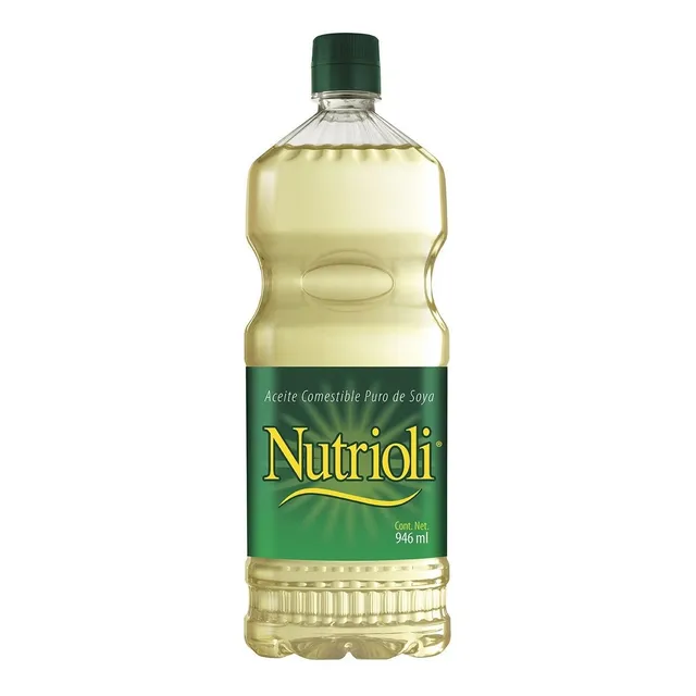 3 Botellas De Aceite De Soya Nutrioli Bot 946 Ml Ivo