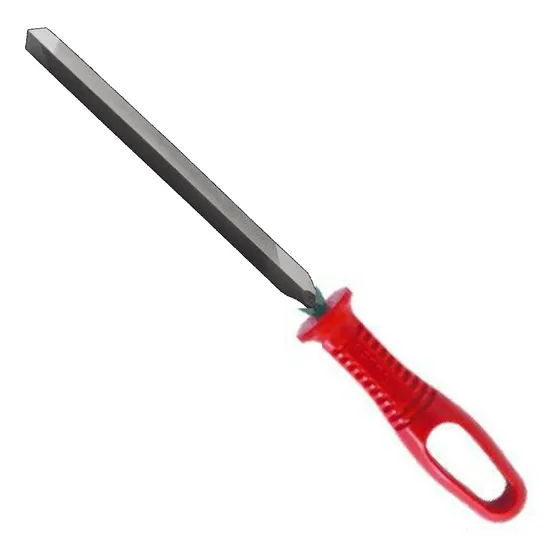 Lima Triangular Bellota 6'' Con Mango Para Afilar Herramient