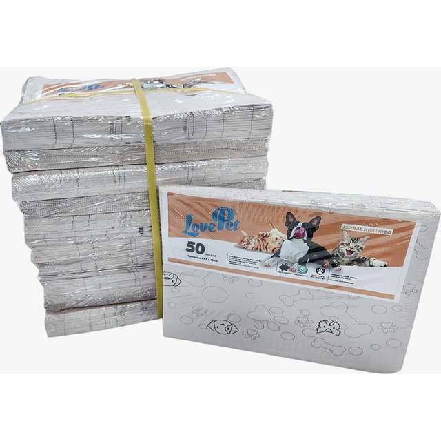 Jornal P/ Pets E Gatos - 6 Pacotes C/50 Folhas Cada