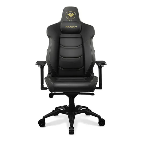 Silla Gamer Cougar Armor Evo Royal Negra Gaming Color Dorado oscuro Material del tapizado Cuero sintético