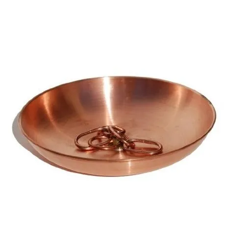Cuenco De Cobre Stanwood Rain Chain Para Cadena De Lluvia