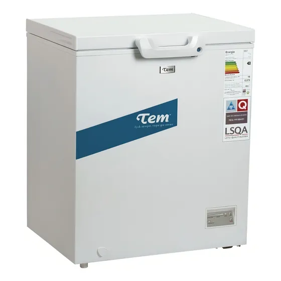 Freezer Horizontal Tem T0ufrh1505010 142 Doble Accion Color Blanco
