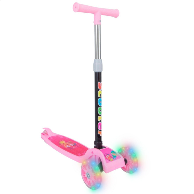 Patinete Infantil 3 Rodas Com Led Dobrável Patinete Infantil 3 Rodas Com Led Dobrável