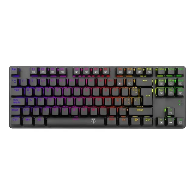 Teclado Gamer T-dagger Bora T-tgk315 Red Español Negro Rgb