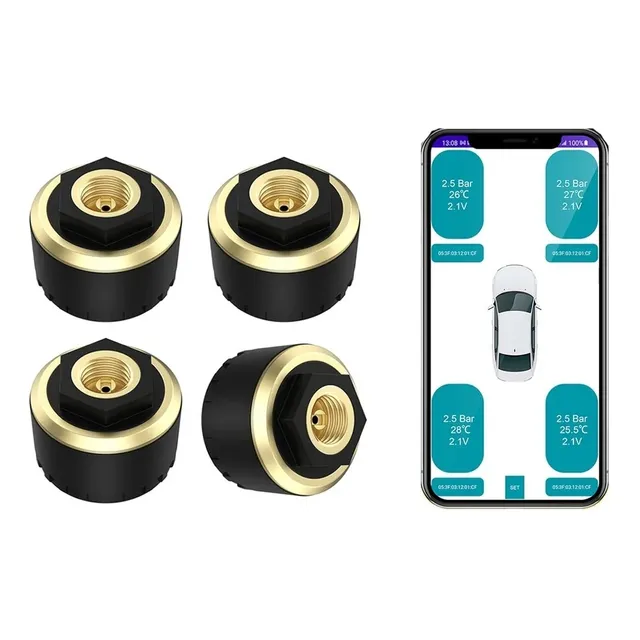 Medidor De Presión De Llantas Tpms Con Aplicación 