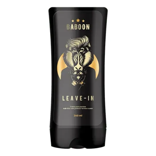 Leave-in Para Cabelo Com Protetor Térmico Solar 240ml Baboon