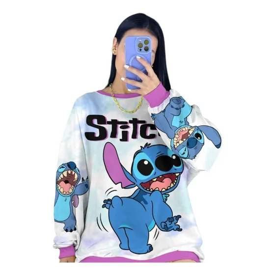 Suéter Stich Para Niños Y Adulto Tienda Física
