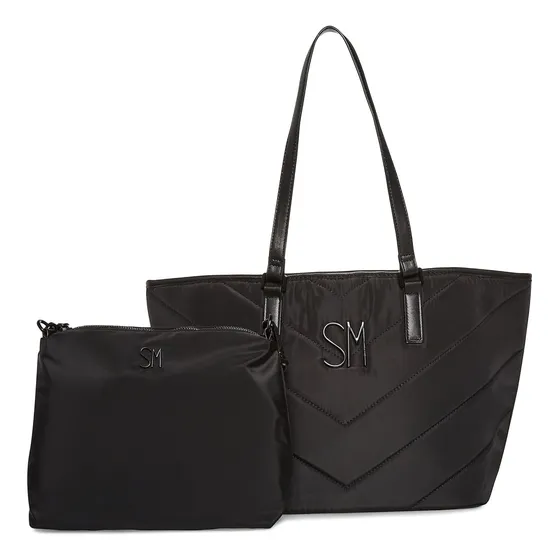 Cartera Steve Madden + Morral Nylon Negro - Bolso De Hombro
