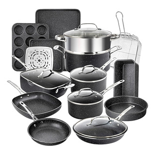 Juego De Utensilios De Cocina Antiadherentes Granito 20 Pzas Juego De Utensilios De Cocina Antiadherentes Granito 20 Pzas