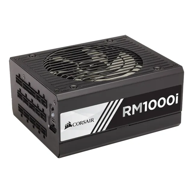 Fuente De Poder Corsair Rm1000i 1000w 80 Plus Gold Modular | Sistema Ultra Low Noise | Ideal Para Pcs De Alto Rendimiento, Gamers, Renderizado Y Creación De Contenido