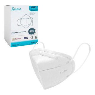 Cubrebocas Sanwo Kn95 Blanco 50 Unidades Cubrebocas Sanwo Kn95 Blanco 50 Unidades