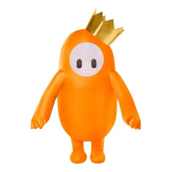 Fall Guys, Disfraz/cosplay Inflable [azul/naranja], Niño