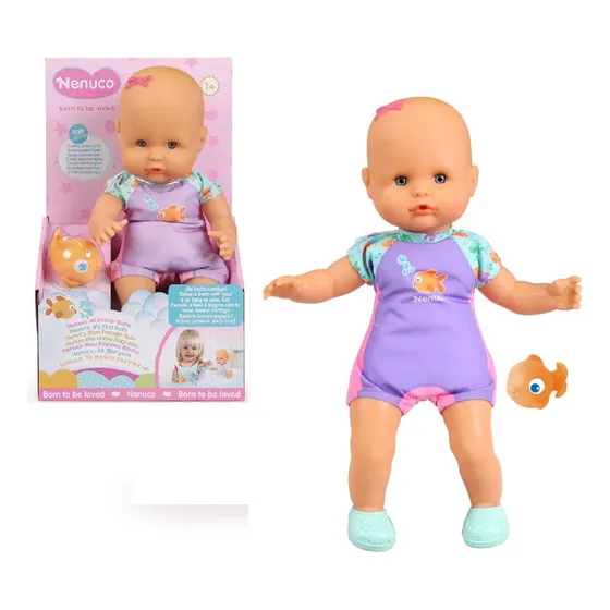 Muñeca Nenuco Bebe Mi Primer Baño 28 Cm