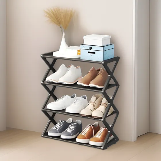 Zapatera 4 Niveles Organizador Estantes Para Calzado.