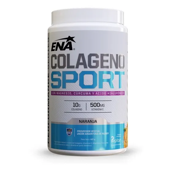 Colágeno Hidrolizado Ena Sport Articulaciones Y Huesos Sanos Sabor Naranja Pote en Polvo