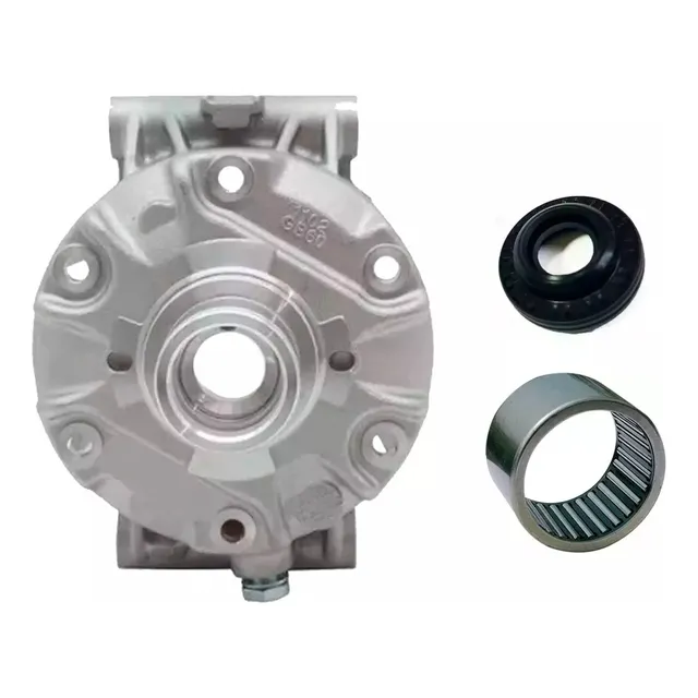 Tampa Dianteira Do Compressor Delphi Cvc /vw Fox/polo/gol G5