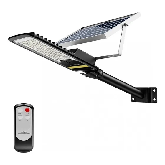 Lampara Led 80w Con Panel Solar Y Control Remoto P/exterior