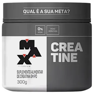 Creatina Monohidratada Pura 300g Suplemento Alimentar Sem Sabor