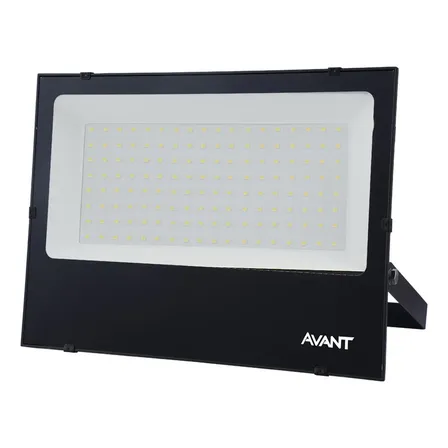 Refletor Led Slim 400w 6500k Branco Frio Ip65 A Prova D'água Preto Cod: 259851372 Avant 127/220v