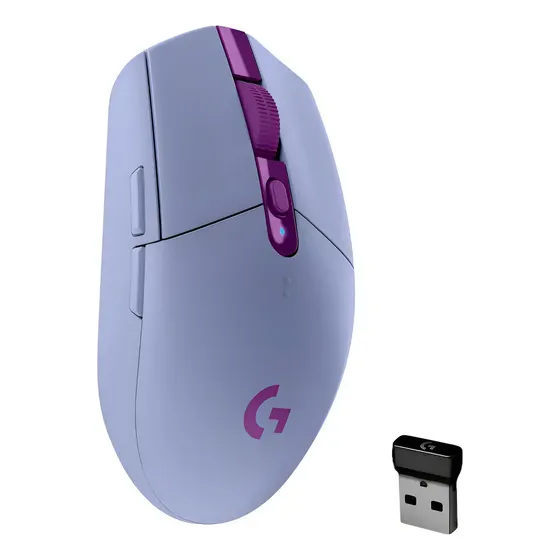 Mouse Gamer Inalámbrico Logitech G305 LightSpeed para Gaming Lila