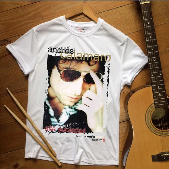 Remera Andrés Calamaro / Hombre, Mujer, Niños / Pacamaka
