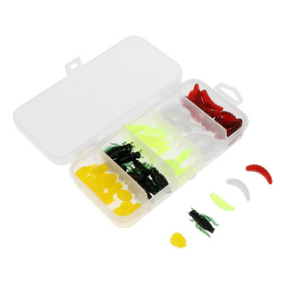 70pcs Señuelos De Pesca Suaves De Maíz Para Lubina De Agua 70pcs Señuelos De Pesca Suaves De Maíz Para Lubina De Agua